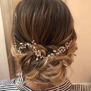 Rose Gold Hair piece